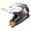 Scorpion VX-16 Evo Air Fusion Crosshelm mattschwarz orange