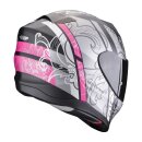 Scorpion Exo-520 Evo Air Fasta Helm mattschwarz silber pink