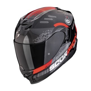 Scorpion Exo-520 Evo Air Titan Helm metalchwarz rot