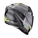 Scorpion Exo-520 Evo Air Terra Helm schwarz silber neongelb