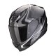 Scorpion Exo-520 Evo Air Terra Helm schwarz silber weiß