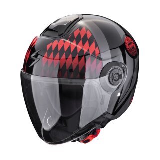 Scorpion Exo-City II FC Bayern Jethelm schwarz rot