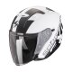 Scorpion Exo-230 QR Motorrad Jethelm mattweiß schwarz