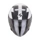 Scorpion Exo-230 QR Motorrad Jethelm mattweiß schwarz