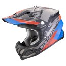 Scorpion VX-22 Air CX Crosshelm mattschwarz blau rot