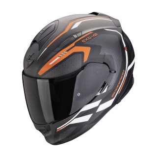 Scorpion Exo-491 Kripta Helm mattschwarz orange weiß