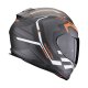 Scorpion Exo-491 Kripta Helm mattschwarz orange weiß