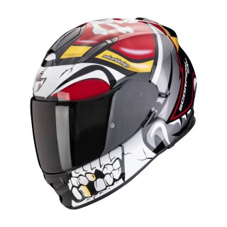 Scorpion Exo-491 Pirate Motorrad Integralhelm rot