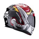 Scorpion Exo-491 Pirate Motorrad Integralhelm rot