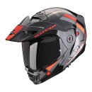 Scorpion ADX-2 Galane Enduro-Helm silber schwarz rot