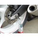 Telefix M6 RACING ADAPTER für Hinterradheber silber