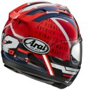 Arai RX-7V Evo Maverick 2023 Replica Helm neonrot blau