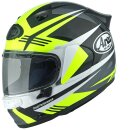 Arai Quantic Mark Integral-Helm gelb weiß schwarz