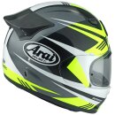 Arai Quantic Mark Integral-Helm gelb weiß schwarz