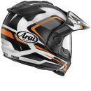 Arai Tour-X5 Discovery Endurohelm orange weiß grau