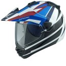 Arai Tour-X5 Africa Twin Honda Endurohelm blau rot...