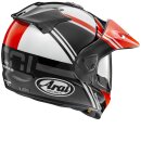 Arai Tour-X5 Cosmic Endurohelm rot schwarz weiß