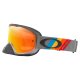 Oakley O-Frame® 2.0 Pro MX TLD Stripes grau Crossbrille Fire Iridium verspiegelt