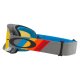 Oakley O-Frame® 2.0 Pro MX TLD Stripes grau Crossbrille Fire Iridium verspiegelt