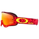 Oakley O-Frame® MX TLD Painted Red Crossbrille Fire Iridium verspiegelt