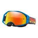 Oakley Airbrake® MX Heritage blau Crackle Crossbrille rot verspiegelt