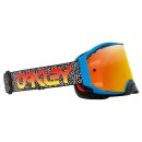 Oakley Airbrake® MX Heritage blau Crackle Crossbrille rot verspiegelt