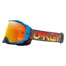 Oakley Airbrake® MX Heritage blau Crackle Crossbrille...