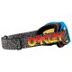 Oakley Airbrake® MX Heritage blau Crackle Crossbrille rot verspiegelt