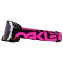 Oakley Airbrake® MX Heritage schwarz pink Splatter Crossbrille grau stark getönt