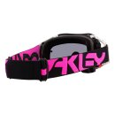 Oakley Airbrake® MX Heritage schwarz pink Splatter Crossbrille grau stark getönt