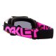 Oakley Airbrake® MX Heritage schwarz pink Splatter Crossbrille grau stark getönt