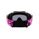 Oakley Airbrake® MX Heritage schwarz pink Splatter Crossbrille grau stark getönt