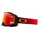 Oakley Airbrake® MX Heritage schwarz Flow Crossbrille Prizm rot verspiegelt