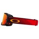 Oakley Airbrake® MX Heritage schwarz Flow Crossbrille Prizm rot verspiegelt