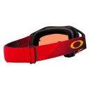 Oakley Airbrake® MX Heritage schwarz Flow Crossbrille Prizm rot verspiegelt