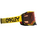 Oakley Airbrake® MX Moto B1B Crossbrille gelb Prizm Bronze Glas verspiegelt