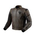 Revit Parallax Motorrad Leder-Jacke Urban braun