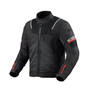 Revit Tornado 4 H2O Motorrad-Jacke Textil schwarz grau