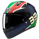 HJC C10 BB33 MC21SF Helm Brad Binder blau grün rot