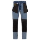 Rokker RT Tapered Slim Fit Motorrad-Jeans Light blau