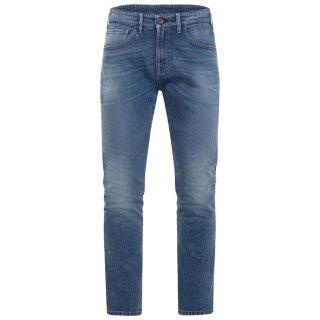 Rokker RT Tapered Slim Fit Motorrad-Jeans Light blau