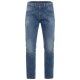 Rokker RT Tapered Slim Fit Motorrad-Jeans Light blau