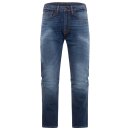 Rokker Rokkertech Straight Motorrad-Jeans dunkelblau