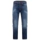 Rokker Rokkertech Straight Motorrad-Jeans dunkelblau