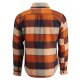 Rokker Boulder Rider Shirt Motorrad-Hemd Rusty rot