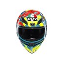 AGV K1 S Rossi Mugello 1999 Helm blau neonrot neongelb