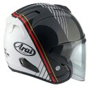 Arai SZ-R Evo Temu Motorrad Jethelm weiß schwarz