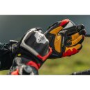 Knox Handroid MK5 Motorrad-Handschuh Leder schwarz rot