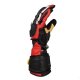 Knox Handroid MK5 Motorrad-Handschuh Leder schwarz rot