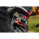 Knox Handroid MK5 Motorrad-Handschuh Leder schwarz rot